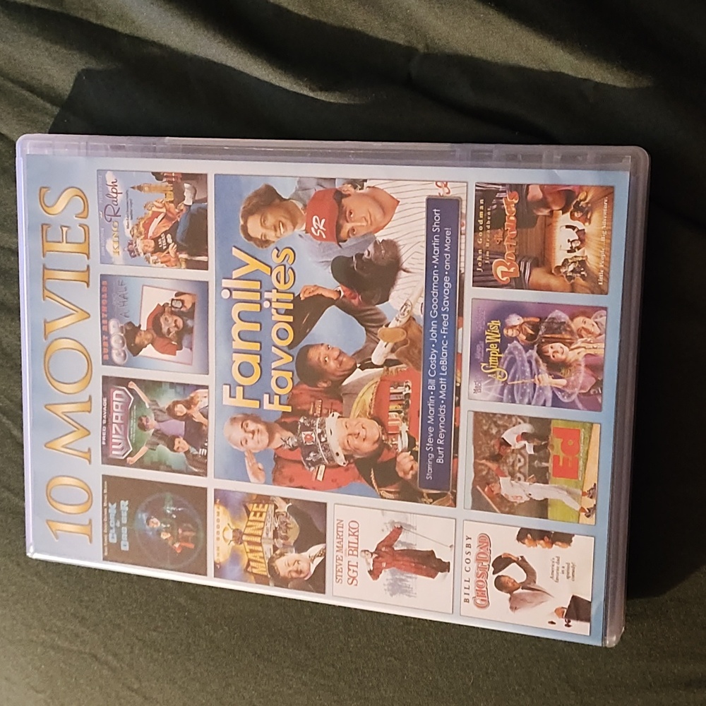 DVD with 10 Movies